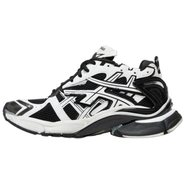 Balenciaga Runner Sneaker 'Black White' - Image 2