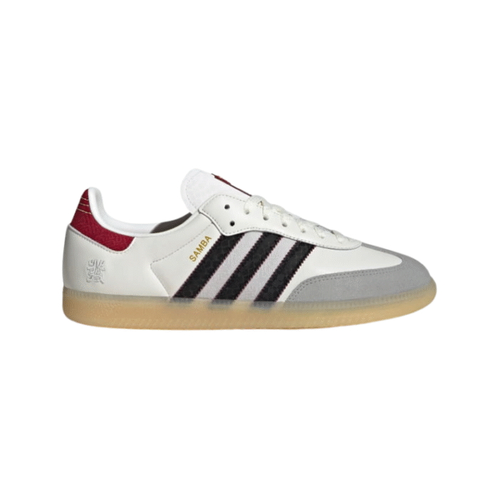 Adidas Samba OG - White Maroon Core Black - Image 1
