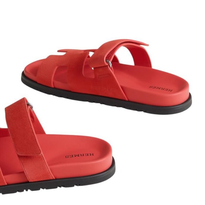 Hermes Chypre Sandal Bicolor/Denim - Image 4