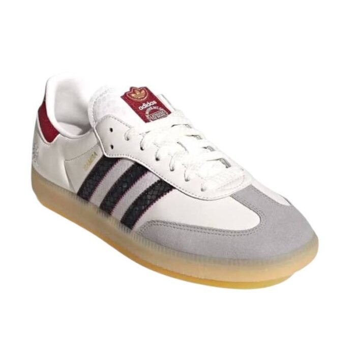 Adidas Samba OG - White Maroon Core Black - Image 2
