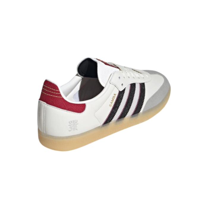 Adidas Samba OG - White Maroon Core Black - Image 4