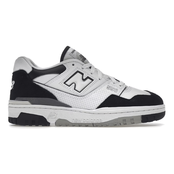 New Balance 550 - White Black Rain Cloud - Image 1