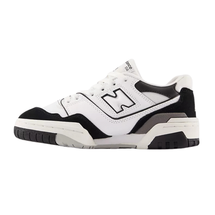 New Balance 550 - White Black Rain Cloud - Image 2