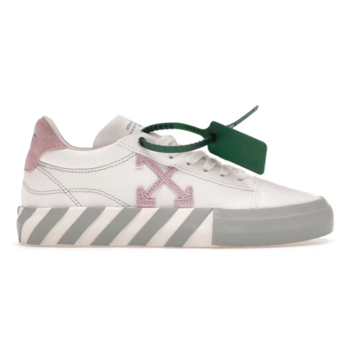 Be Right Back Sneaker Vulc Low Canvas - White Light Pink Grey - Image 1