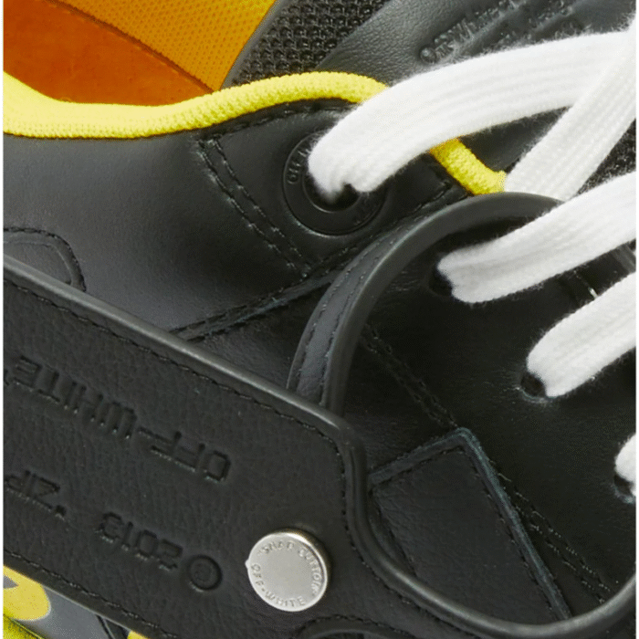 OFF-WHITE Out Of Office "ooo" Low Tops For Walking Black Yellow - Image 5