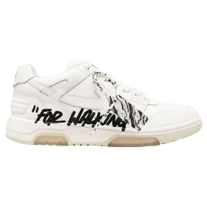 OFF-WHITE Out Of Office OOO low Tops for Walking for - White Black - Image 1