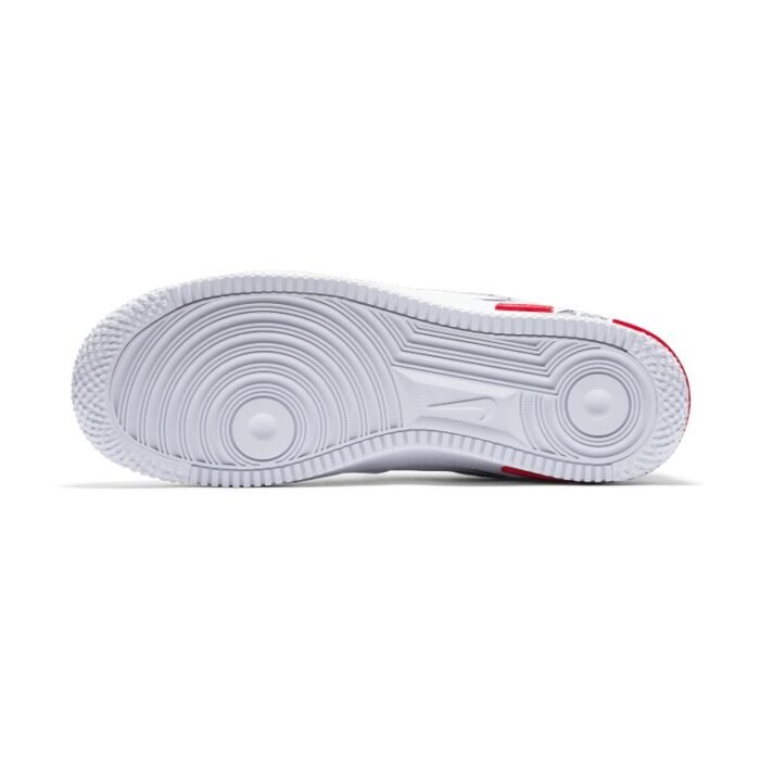 Nike Air Force 1 React - White Black Red - Image 6