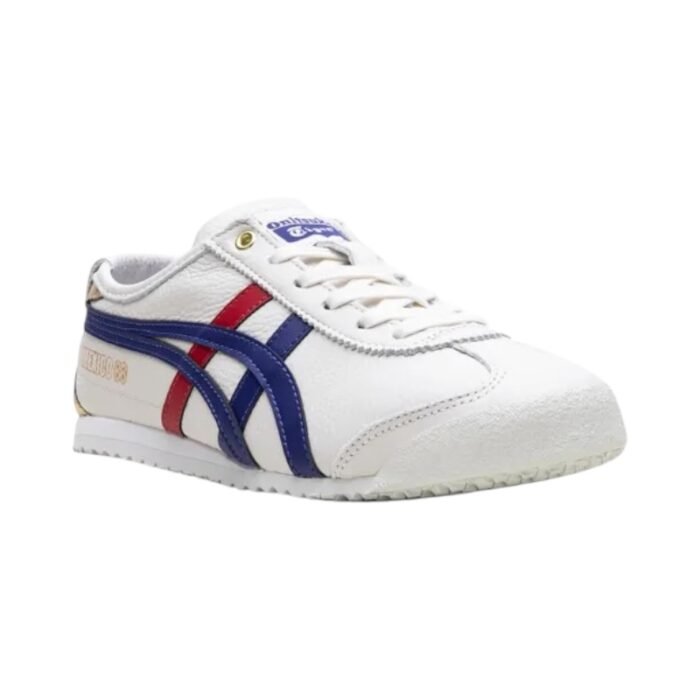 Onitsuka Tiger Mexico 66 - White Dark Blue Red Golda - Image 3