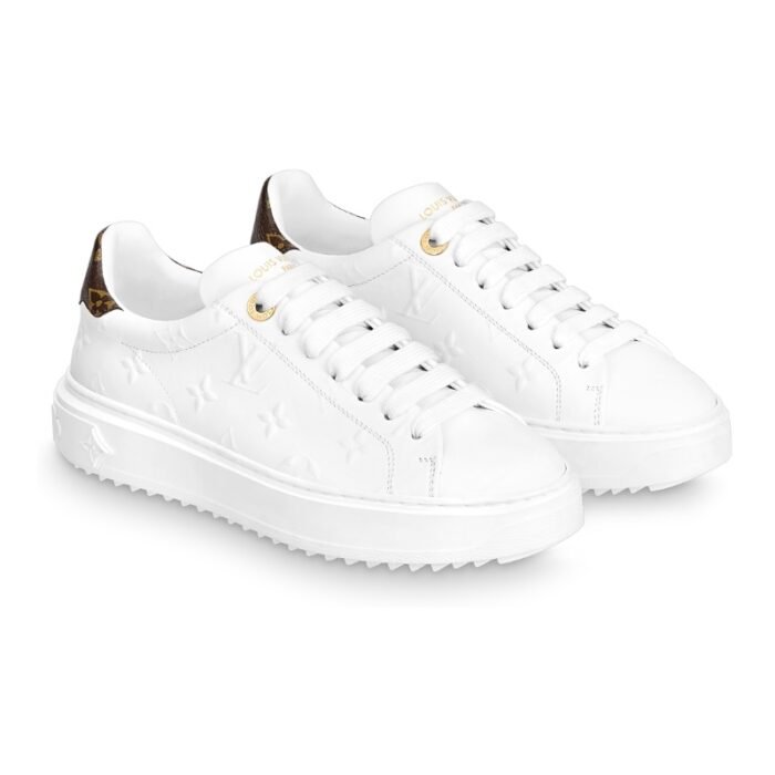 Louis Vuitton Time Out - Debossed Monogram Leather White - Image 3