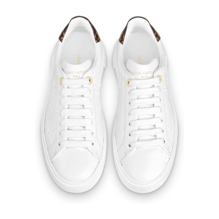 Louis Vuitton Time Out - Debossed Monogram Leather White - Image 4