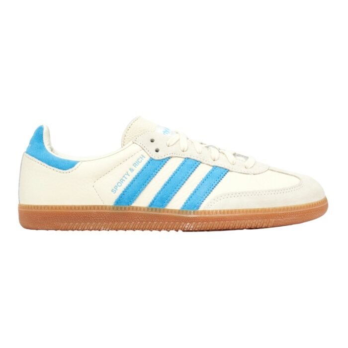 adidas SPORTY & RICH X SAMBA OG 'CREAM BLUE' - Image 1