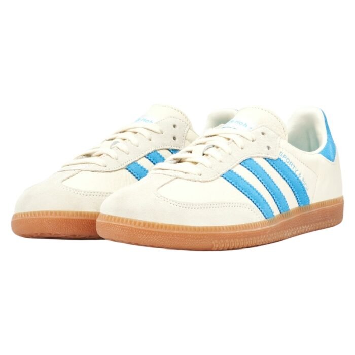 adidas SPORTY & RICH X SAMBA OG 'CREAM BLUE' - Image 3