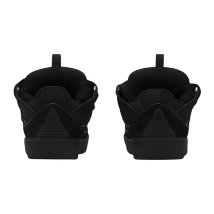 Lanvin 'Curb' Leather Blend Sneakers in Black - Image 4