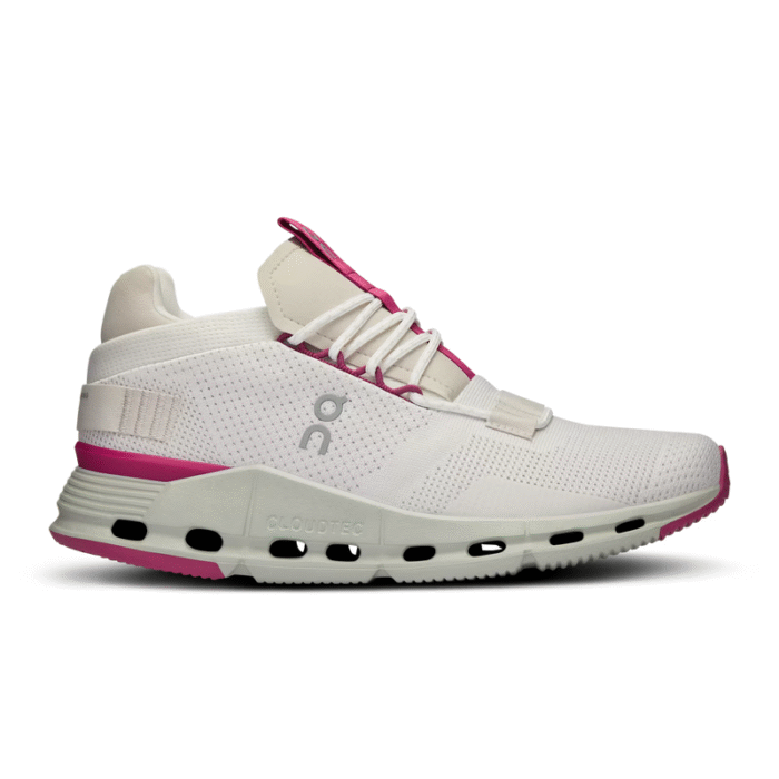 On Running Cloudnova Undyed/White/Carnation - Image 1