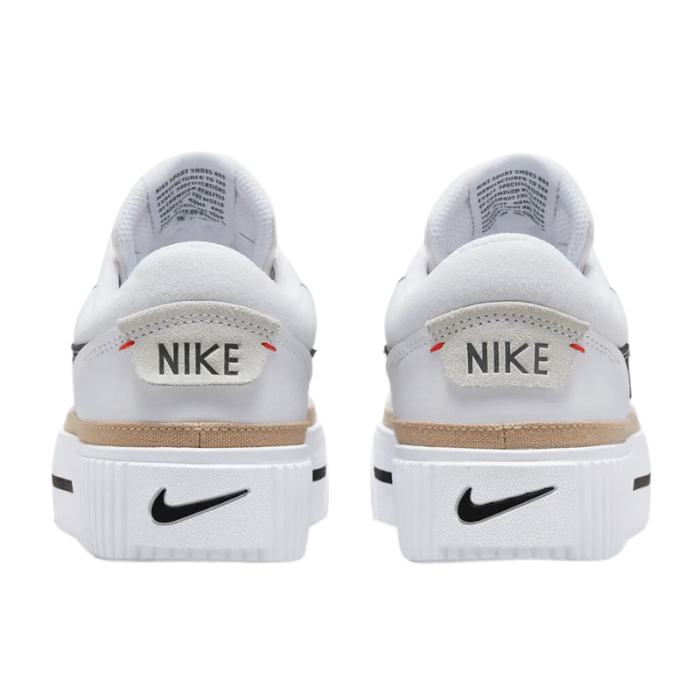 Nike Court Legacy Lift - White Black - Image 5