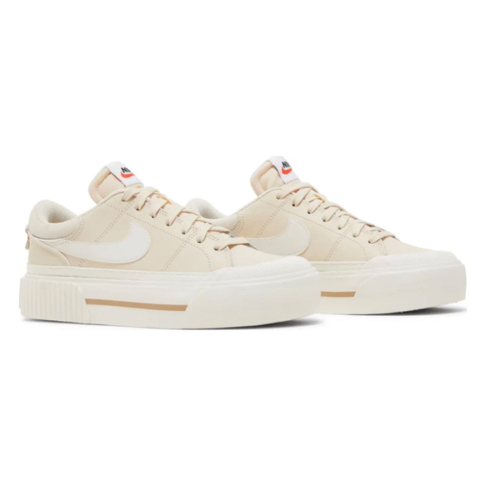Nike Court Legacy Lift - Pearl White Phantom - Image 3