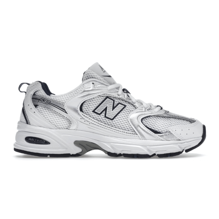 New Balance 530 - White Silver Navy - Image 1
