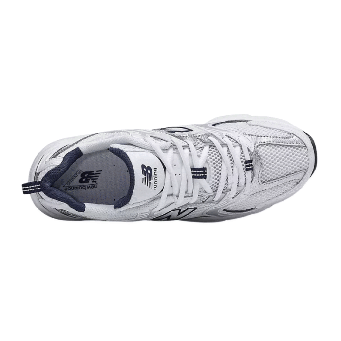 New Balance 530 - White Silver Navy - Image 3