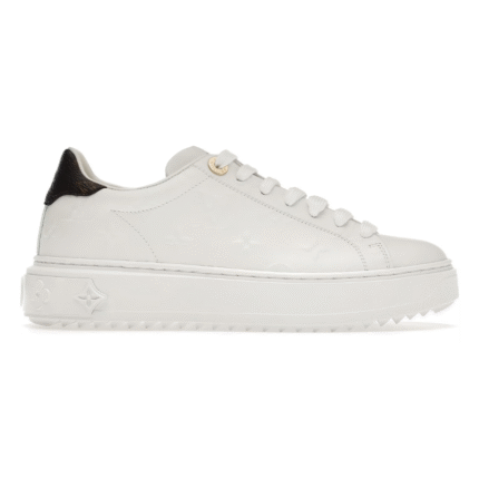 Louis Vuitton Time Out - Debossed Monogram Leather White