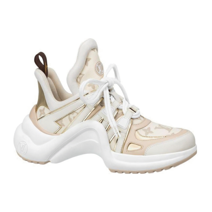 Louis Vuitton Archlight Sneakers 'Beige Monogram Gold - Image 1