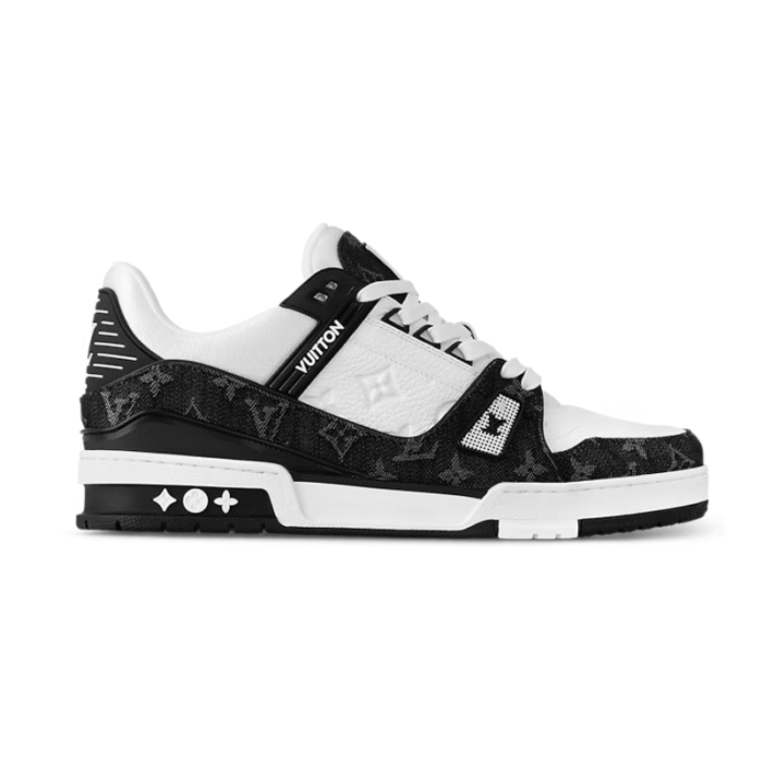 Louis Vuitton LV Trainer - White Black - Image 1