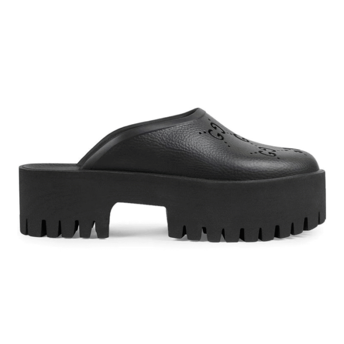Gucci Perforated GG - Platform mules - Image 1