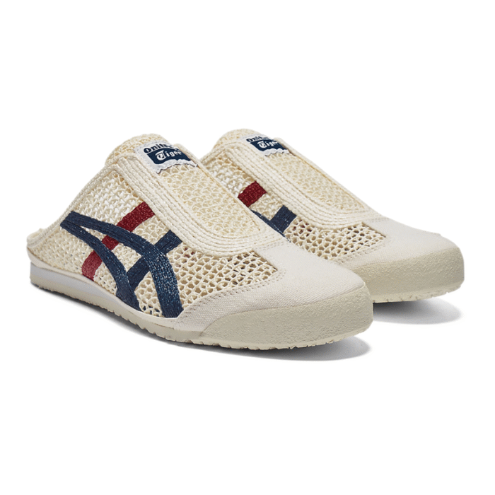 Onitsuka Tiger Mexico 66 Sabot - CREAM/MAKO BLUE - Image 3
