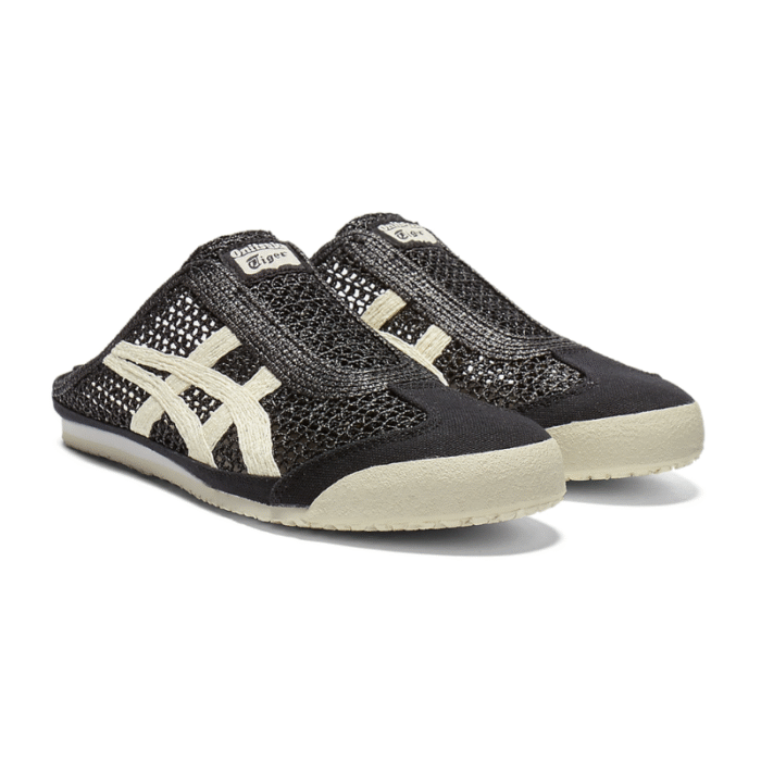 Onitsuka Tiger Mexico 66 Sabot - BLACK/CREAM - Image 3