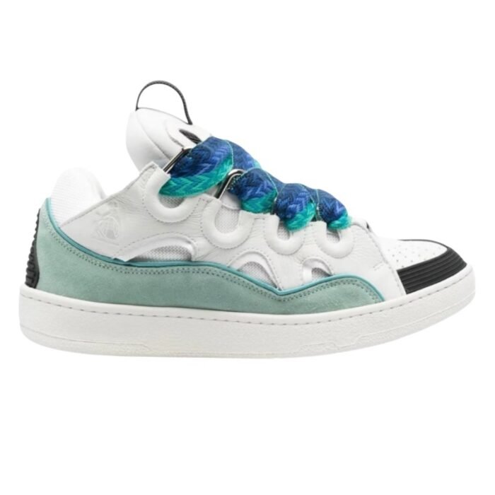 Lanvin Leather Curb - White Blue - Image 1