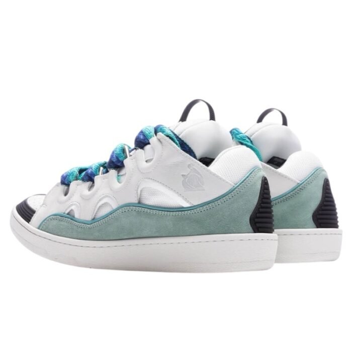 Lanvin Leather Curb - White Blue - Image 3