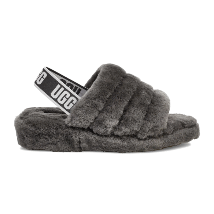 UGG Fluff Yeah Slide - Charcoal - Image 1