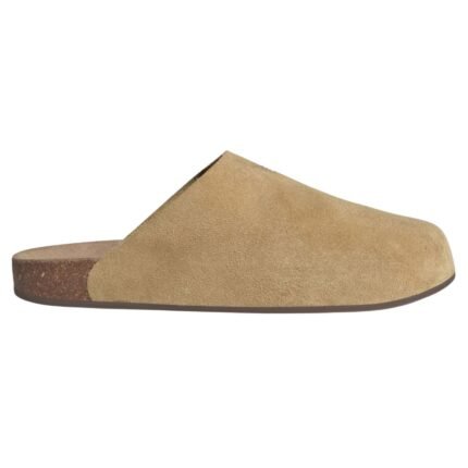 ADIDAS ADIMULE SLIDES IN GOLDEN BEIGE